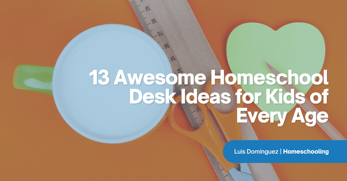 Kids Homeschool / Room Desk Idea — A L A N A . D A W N