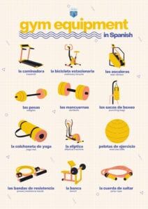 At the Gym Exercise and Workout Vocabulary in Spanish