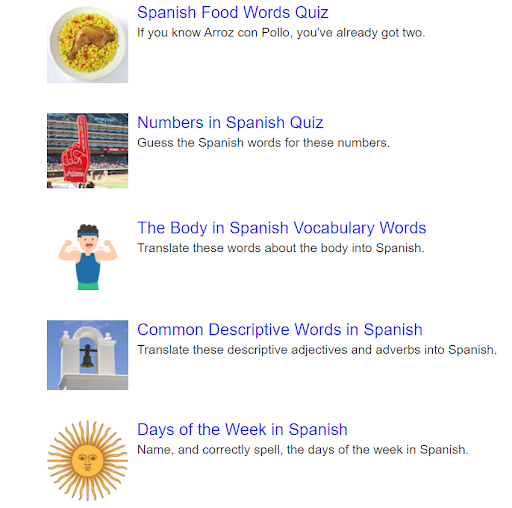 Can You Translate These Spanish Words To English? - Quiz, Trivia